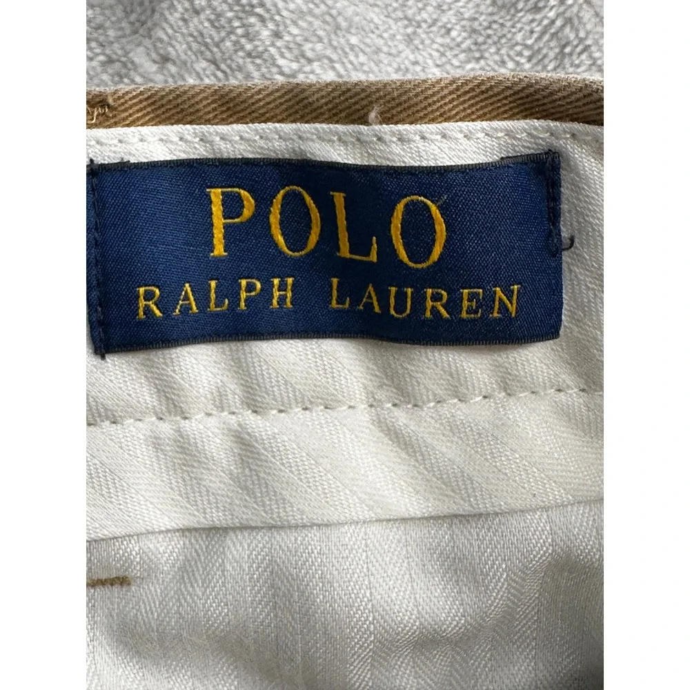Polo Ralph Lauren Chino Pants Mens 38x30 Brown Classic Fit Straight Leg Cotton